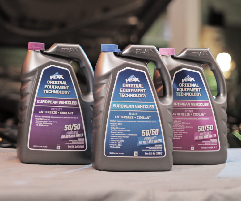 PEAK Original Equipment Technology European Vehicles Antifreeze + Coolant Old World Industries
